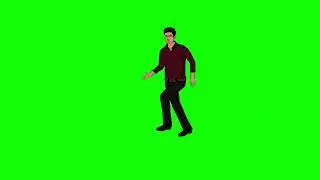 Climbing stairs animation | Green screen cartoons|Autodraft Ai