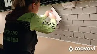 Bygga hus - Del 56 - Foga kakel i k&ouml;ket