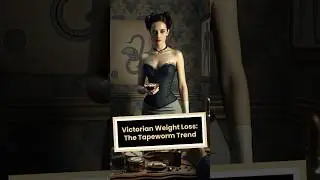 Victorian Weight Loss: The Tapeworm Trend That Shocked the World #shorts
