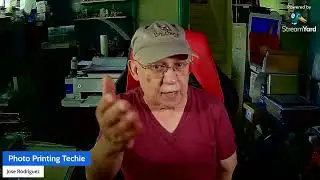 Jose Rodriguez Photo Printing Techie Live Stream 12 Noon EST USA 9-14-2025
