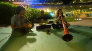 Didgeridoo, Frame Drum & Kanjira - Jungle Flow Music