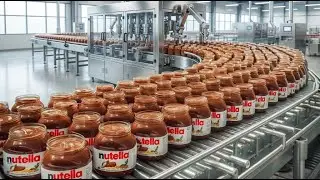 COME si PRODUCE la NUTELLA | il PROCESSO INDUSTRIALE
