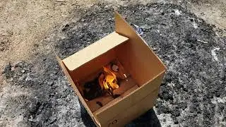 Burning Stuff 631: Cardboard Box (Menasha Packaging Company)