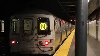 MTA: R46 (N) to Coney Island via 4 Av Local departing 53 St Station