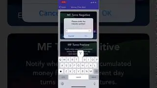 Adding money flow alert in Futures app