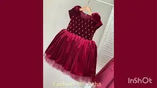 Adorable Velvet Frock Designs for Baby Girl 😍 | Winter Party Wear Dresses | Fashion with Azha