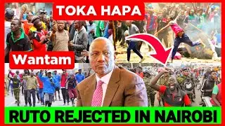 Ruto Finished! Drama as Crowd walk out of Ruto's Rally in Nairobi, GIKOMBA Today, Ground ni Wantam