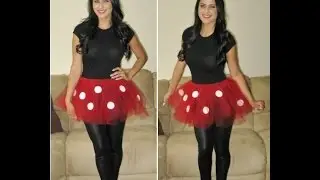 Como Fazer Fantasia de Minnie (Halloween 2015) by Customização cia