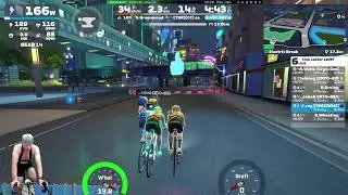 Zwift Club Ladder Zombies vs Rolling Renegades on Electric Break in Makuri Islands