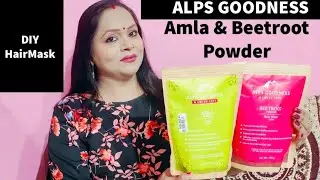 ALPSGOODNES SWISS LOVE Beetroot Pawder And Amla Ghoosbary Pawder|DIYHairMask|ReviewDEMO|Alpsgoodness