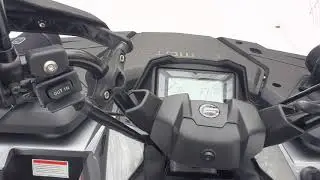 CFORCE600  старт ,стоп, управление лебёдкой. Часть 2