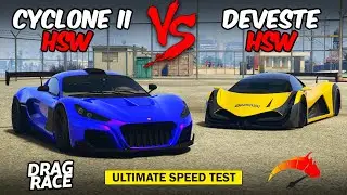 GTA 5 ONLINE : CYCLONE II VS DEVESTE EIGHT (SPEED COMPARISON)