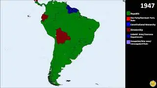 Forms of Government in South America 1900-2022