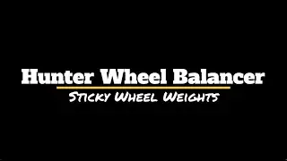 Hunter 9600 Wheel Balancer Using 