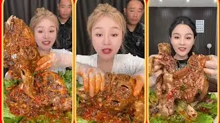 Chinese girl said &mdash; I never knew goat head could taste this good! 😍🤤🔥