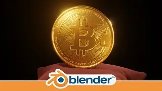 3D Bitcoin modeling in Blender 2.9