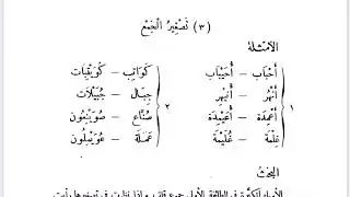 ٤٣٦. تصغير الجمع