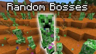 I added Randomly spawning Bosses to Minecraft