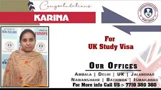UK September 2020 intake visa granted  Congratulations Karina for your future
