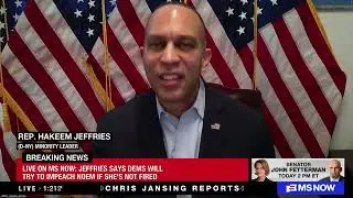 Leader Jeffries on MS Now's Chris Jansing Reports