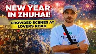 New Year Night Zhuhai Mein crowd Out of Control 😲 | Full Public Rush