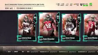 Madden 18 Ultimate Team Bucs 86 Overall Team Leader Solos/Set Done All Stats