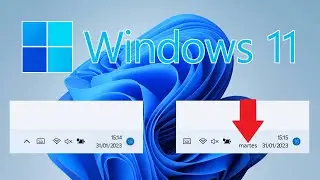 Como a&ntilde;adir el d&iacute;a de la semana a la fecha de Windows 11