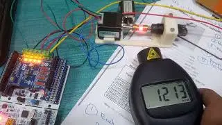 ||Stepper Motor Speed Control with Nucleo F401RE + STSPIN220 |RPM-Tachometer|| #shorts, #shortvideo