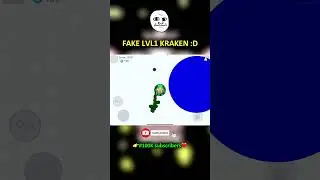 *FAKE LVL1 KRAKEN* TROLLING😂 Would you fall for this...? #shorts #agario