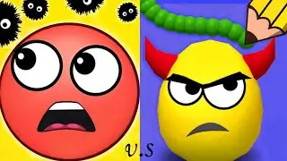  HIDE BALL brain 🧠 teaser games 🆚 Draw to Smash gameplay part 71 #hideball​ 