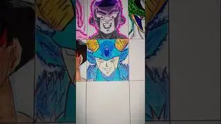 Drawning Moro from db #dbz #dragonball #animeart #anime #moro #goku #vegeta #shorts