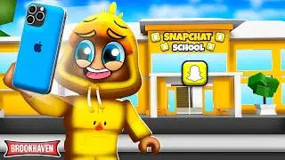 Ik Ging Naar SNAPCHAT School In Roblox!