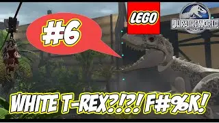 Lego Jurassic World Let's Play Gameplay - Part 6 A WHITE T REX?!?! w/Chad Bezzy