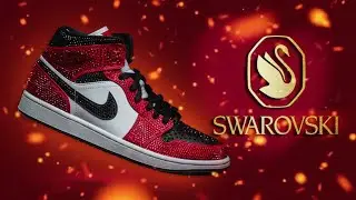 CUSTOM JORDAN 1 x SWAROVSKI 💎