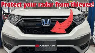 2017 - 2022 Honda CR-V anti theft radar bracket installation! 