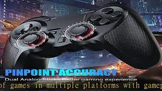 PS4 Controller Wireless, JAMSWALL Gamepad Compatible with Playstation 4/Pro/PC, Built-in Speaker an