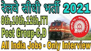 latest railway vacancy 2021