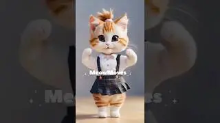 Cute Cat🐱Dance💃 #cat #shorts #meowmoves