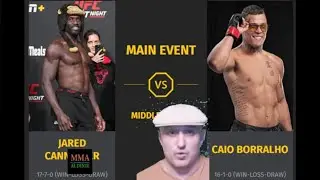 UFC on ESPN 62 Full Card Predictions and Bets Cannonier vs. Borralho
