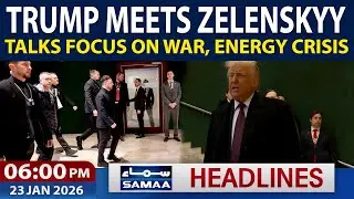 Trump Meets Zelenskyy in Davos | Talks Focus on War, Energy Crisis | 6PM News Headlines | Samaa TV