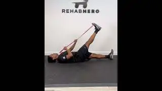Band Assisted Straight Leg Raise - hamstring Stretch exercise