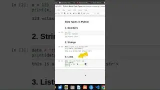 python data types in 1 minute 