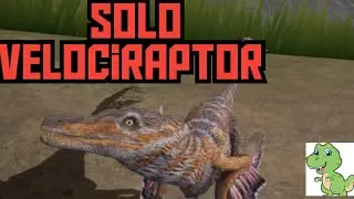 The cursed isle-solo velociraptor experience and hunt #dinosaur #gaming