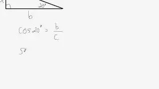 Equivalent Cofunction for cosine of 20 degrees