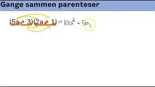 Gange sammen parenteser