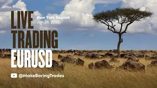 Live Trading Session Jan 28, 2025 #EURUSD #tradingsession #forexcharts #tradingpsychology