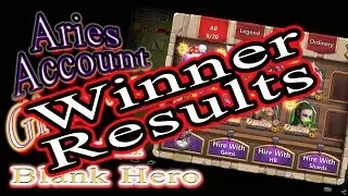 Castle Clash-Joint Aries Giveaway with Blank Hero Winner (CLAIMED)