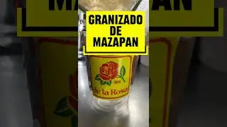 GRANIZADO 🍧 de MAZAP&Aacute;N de LA ROSA 🌹 elaborado al estilo del #streetfoodecuador #mazapan