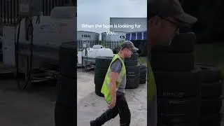 When the boss is looking for you😂 #trucking #truckyard #logistics #comedy #laugh #funny #mechanic