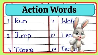 Action Words for Kids | Learn English Easily | English Grammar for Kids | Easy Learning for Students